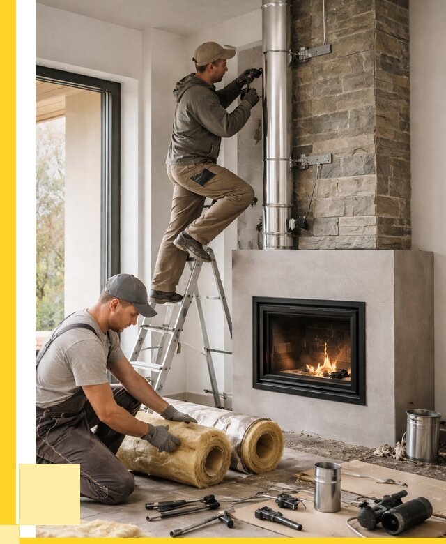 Монтаж дымоходов для каминов в Славгороде от 15602 р. ЭриданСлд