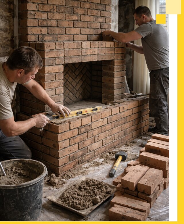 Изготовление и установка кирпичных каминов в Славгороде