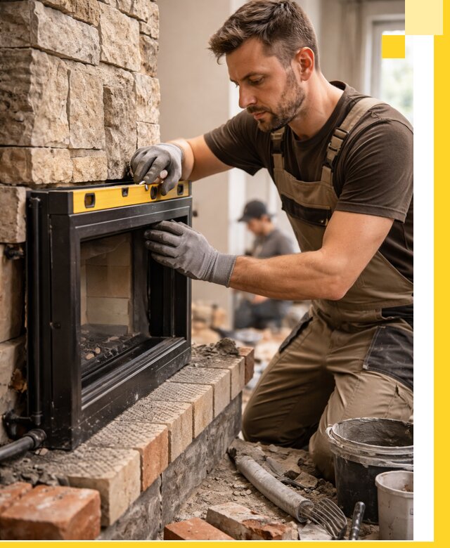 Дровяные камины под ключ в Славгороде: монтаж, обустройство