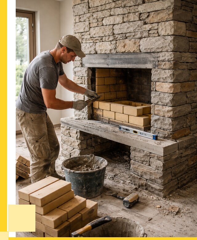 Кладка каминов и камина в Славгороде от 26003 р. ЭриданСлд