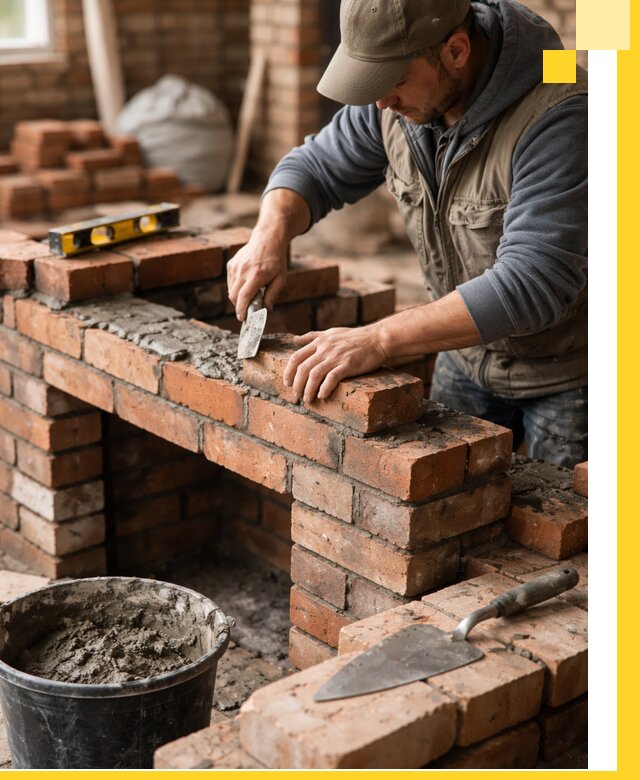 Кладка каминов под ключ в Славгороде профессиональная отделка и монтаж