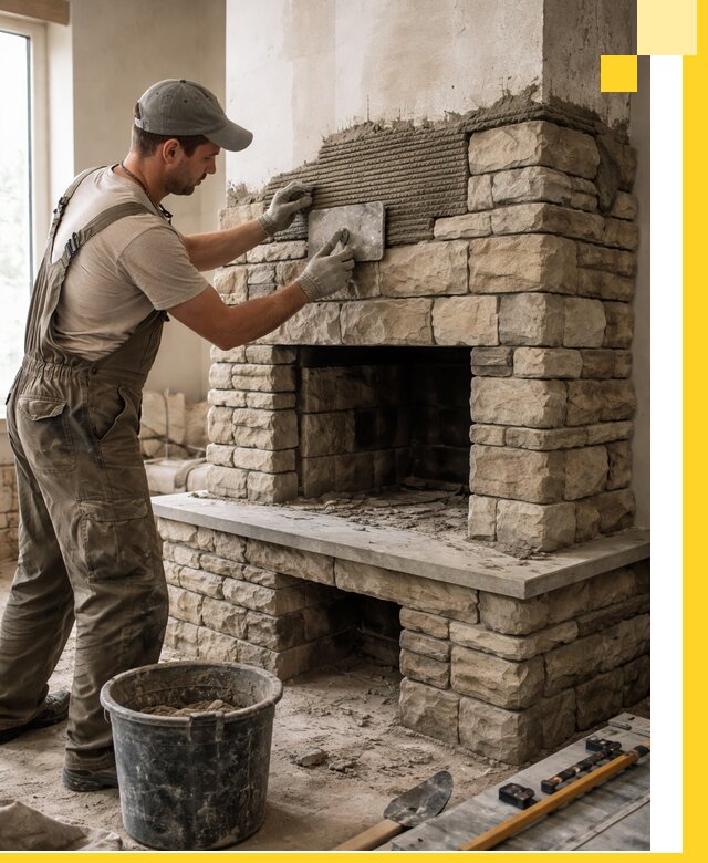 Строительство каминов под ключ в Славгороде от проектирования до монтажа