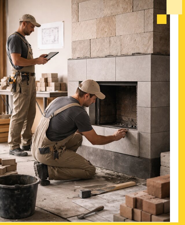 Индивидуальные проекты каминов и каминных систем в Славгороде