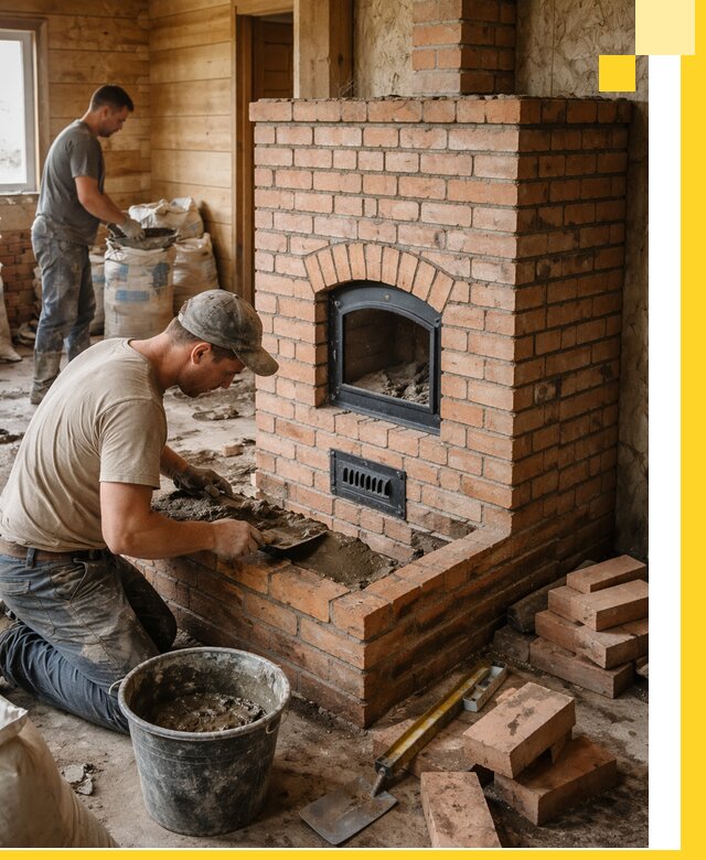 Профессиональное строительство печей в Славгороде под ключ