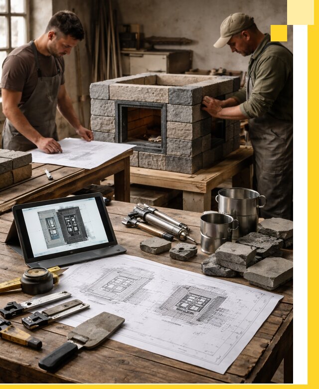 Разработка проектов печей с согласованием и монтажом в Славгороде