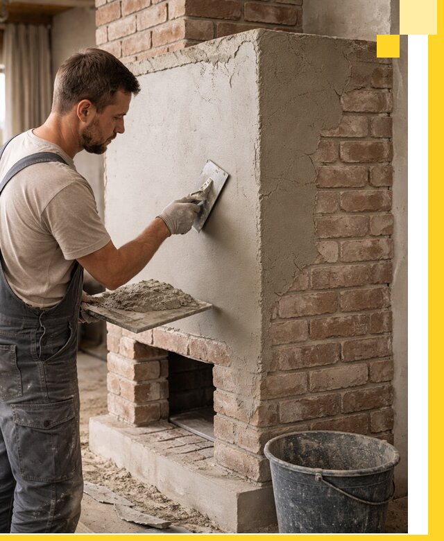 Отделка печей и облицовка каминов в Славгороде под ключ