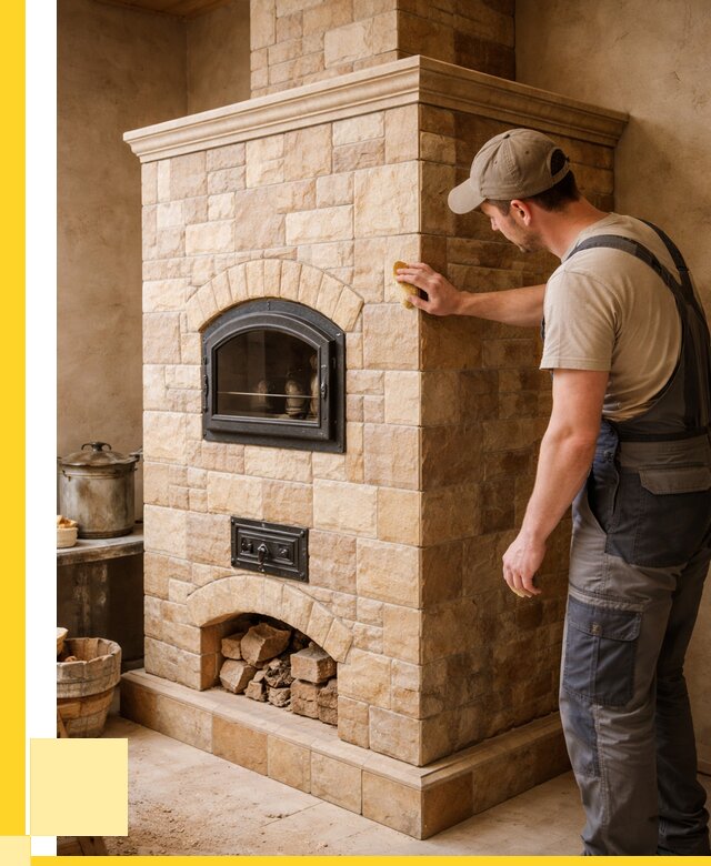 Облицовка печей в Славгороде от 4680 р. под ключ | ЭриданСлд