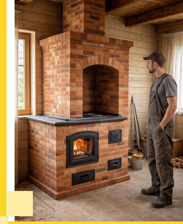 Кирпичные печи в Славгороде: купить от 156015 р. | ЭриданСлд