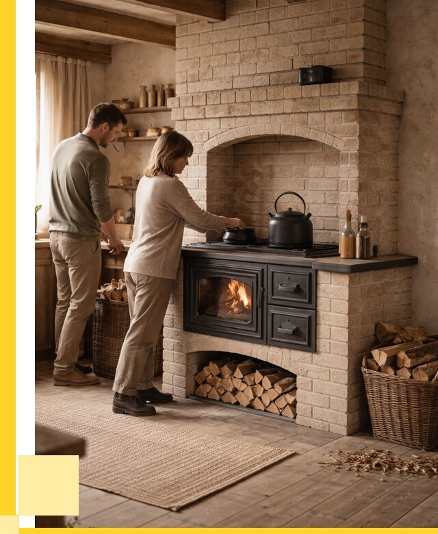 Печи с плитой в Славгороде от 46805 р. | ЭриданСлд — кирпичная печь