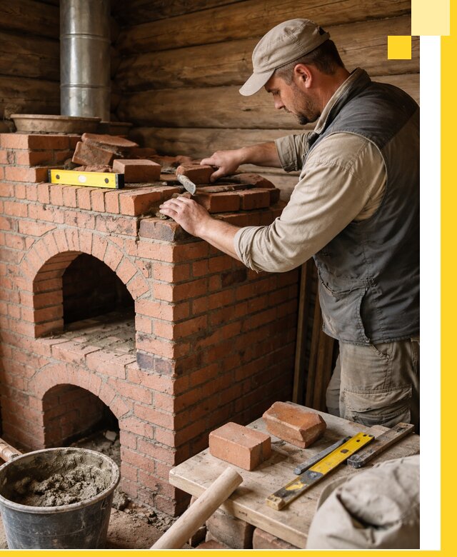 Изготовление и установка русских печей в Славгороде под ключ