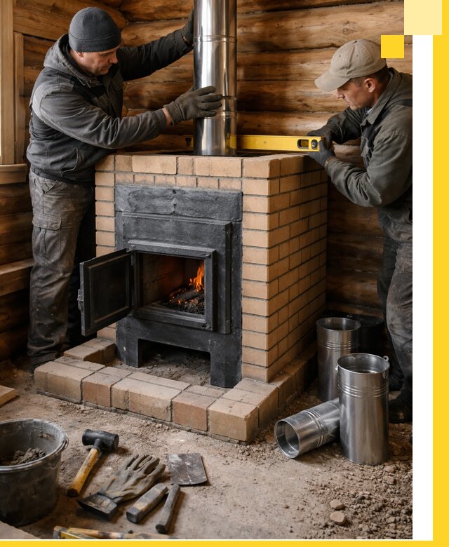 Проектирование, изготовление и установка банных печей в Славгороде