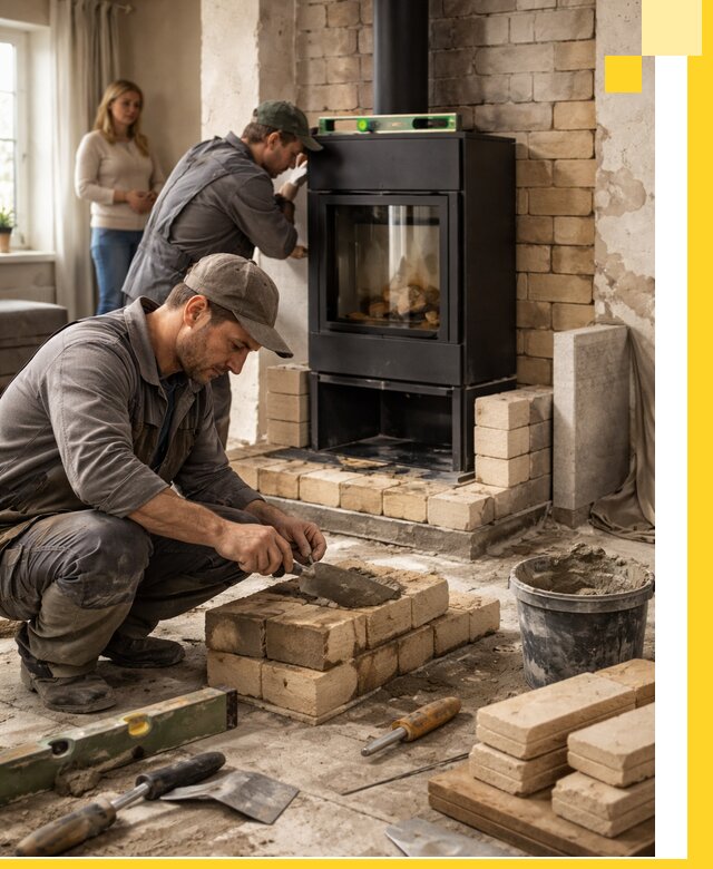 Печи и камины под ключ: проект, установка в Славгороде