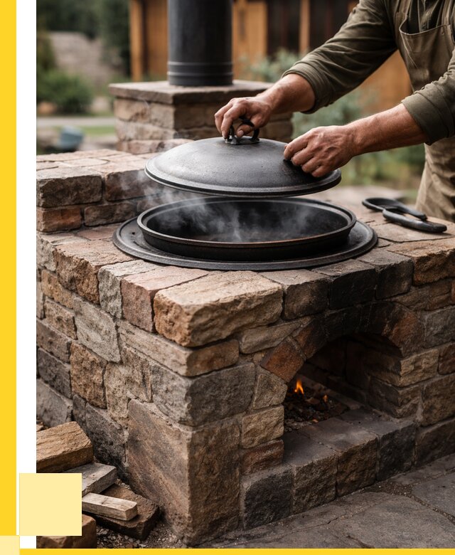 Печи для казана в Славгороде по цене от 18722 р. | ЭриданСлд