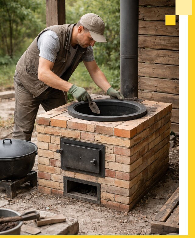 Изготовление и установка печей для казана в Славгороде под ключ