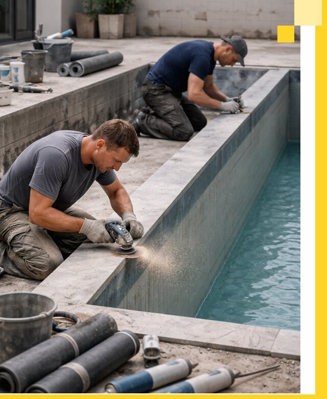 Профессиональный ремонт бассейнов под ключ в Славгороде