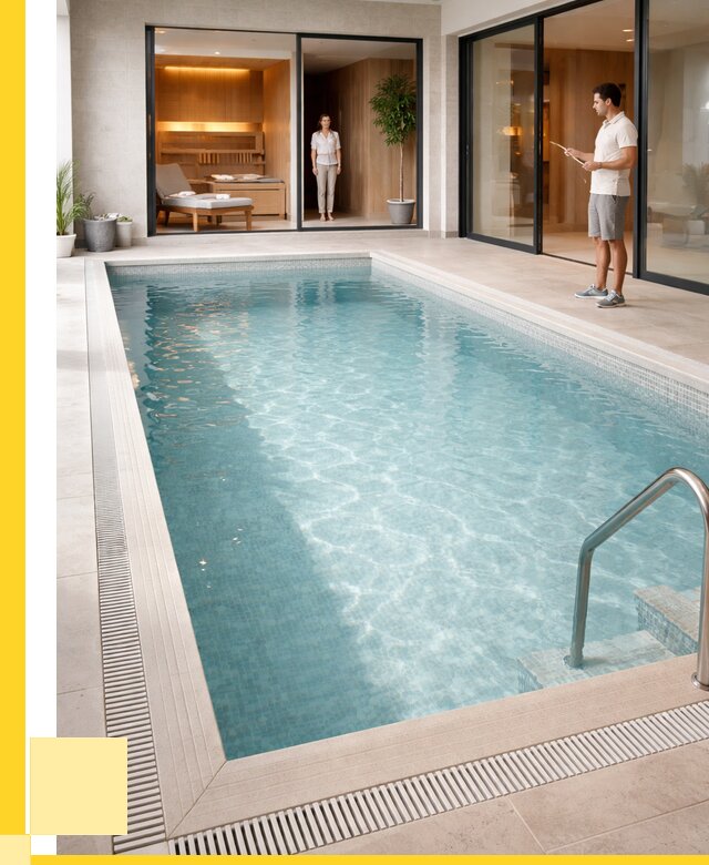 Отделка бассейна пленкой ПВХ в Славгороде от 3640 р. - ЭриданСлд