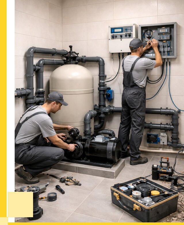 Монтаж оборудования для бассейнов в Славгороде от 41604 р. | ЭриданСлд