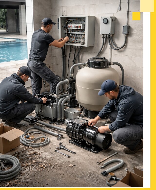 Профессиональный монтаж оборудования для бассейнов в Славгороде