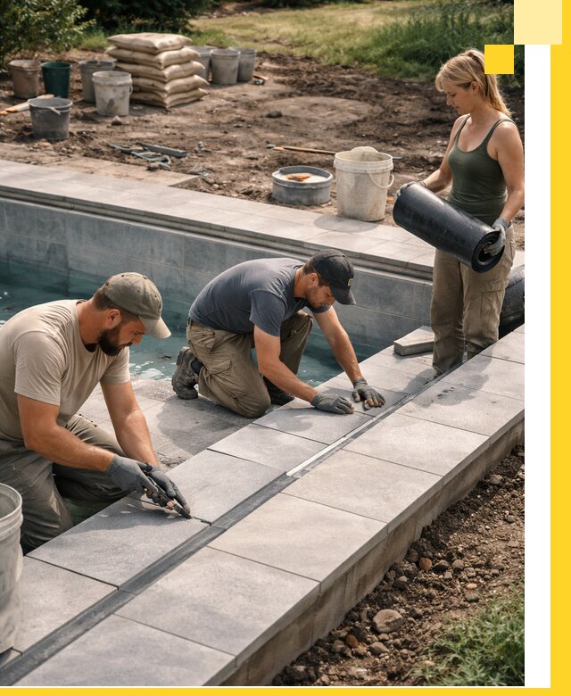 Строительство и монтаж уличных бассейнов под ключ в Славгороде