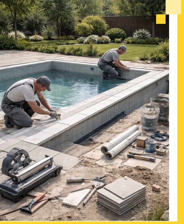 Строительство открытых бассейнов под ключ в Славгороде профессионально