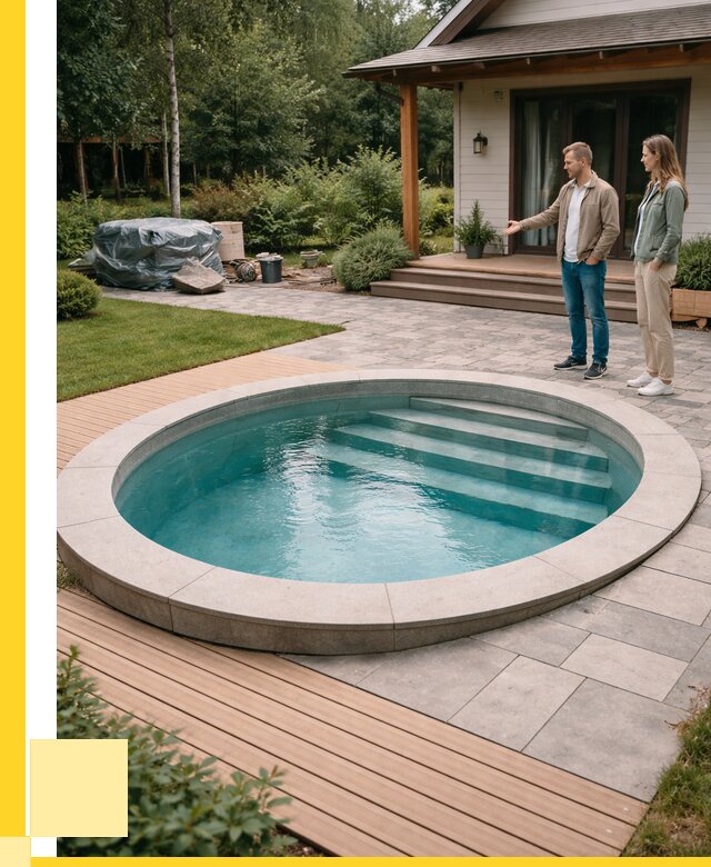 Бассейн на даче под ключ в Славгороде от 208020 р., ЭриданСлд