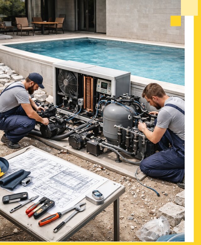 Проектирование и монтаж бассейнов с подогревом в Славгороде