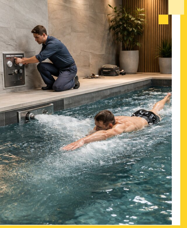 Проектирование и монтаж бассейнов с противотоком в Славгороде