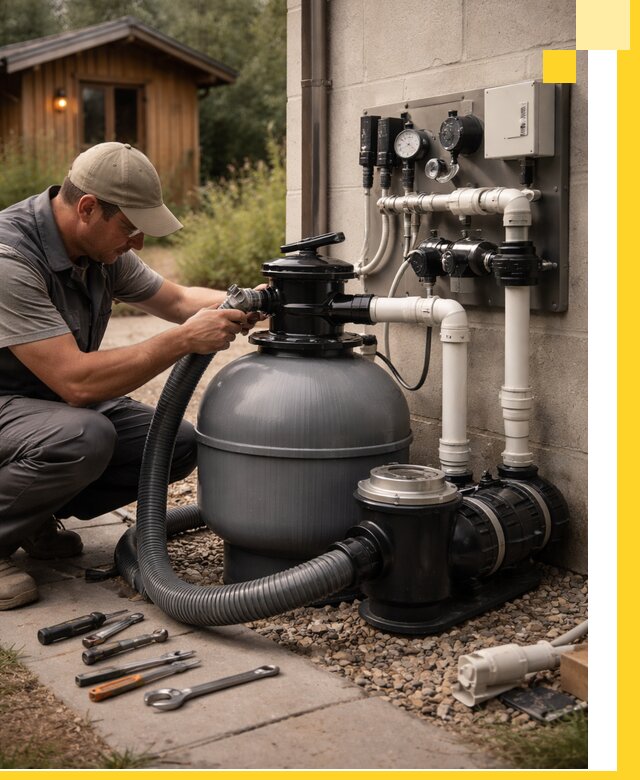 Продажа и монтаж фильтров и насосов для бассейнов в Славгороде