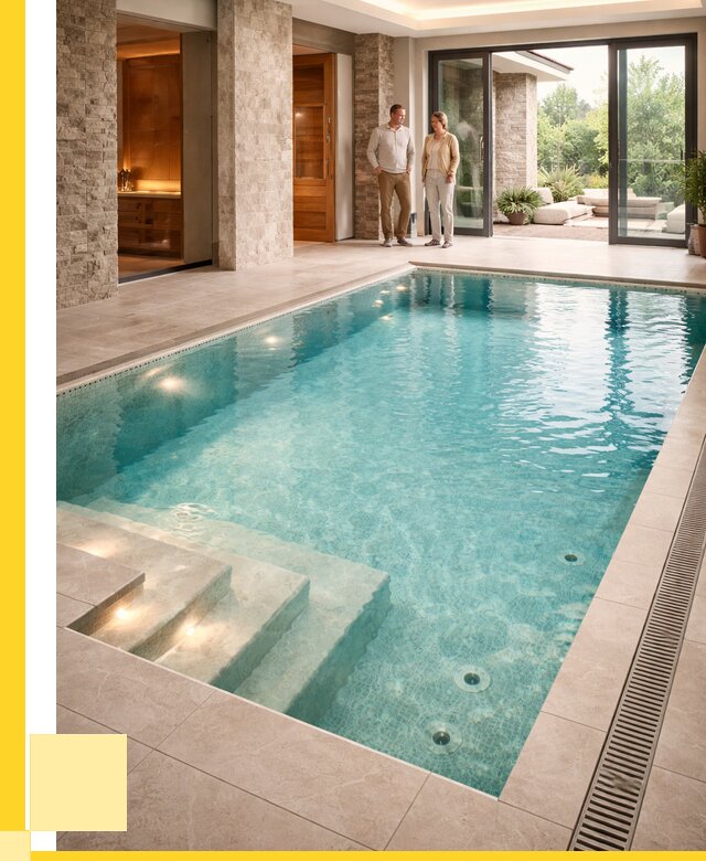 Бассейн во дворе в Славгороде: проект, отделка от 1248120 р. | ЭриданСлд