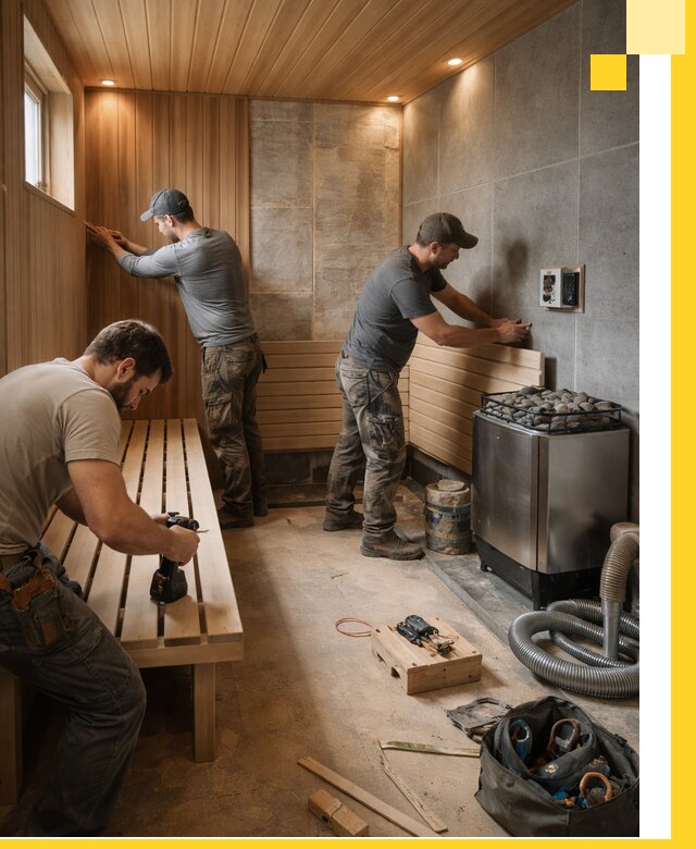 Сауны под ключ в Славгороде, проектирование, строительство, отделка
