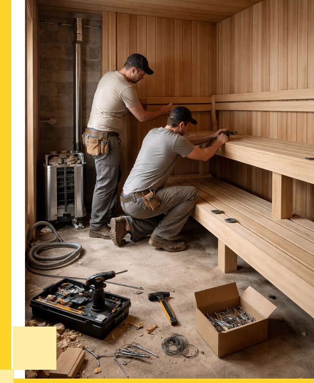 Монтаж саун под ключ в Славгороде от 124812 р. | ЭриданСлд