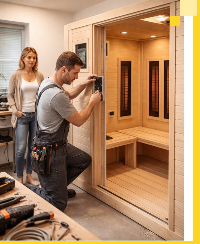 Инфракрасные сауны под ключ в Славгороде продажа и установка