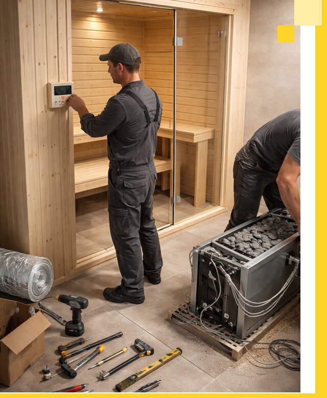 Поставка, установка и монтаж электрических саун в Славгороде