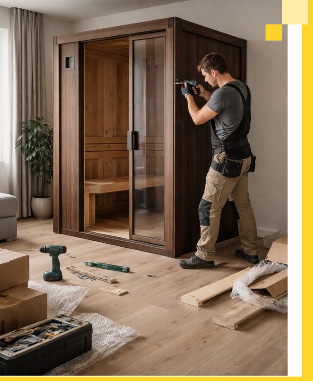 Установка и производство мини саун под ключ в Славгороде