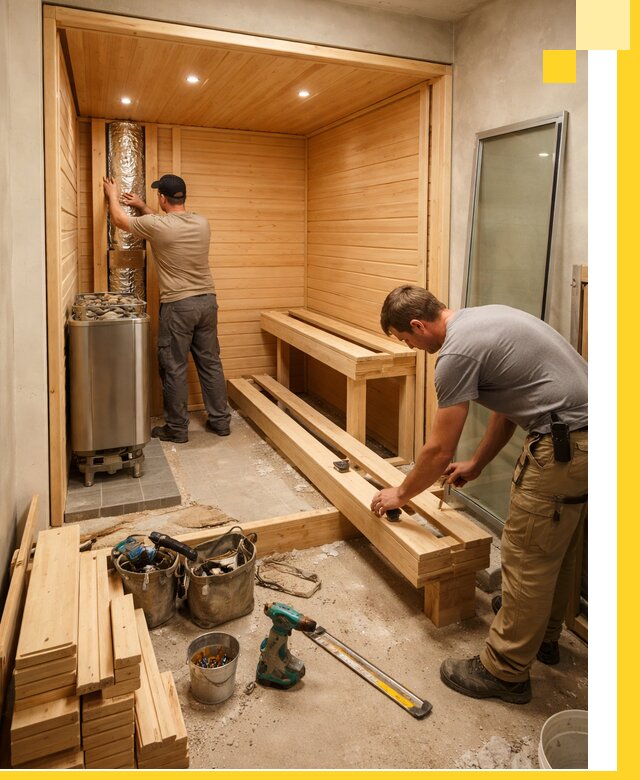 Проектирование и установка домашних саун под ключ в Славгороде