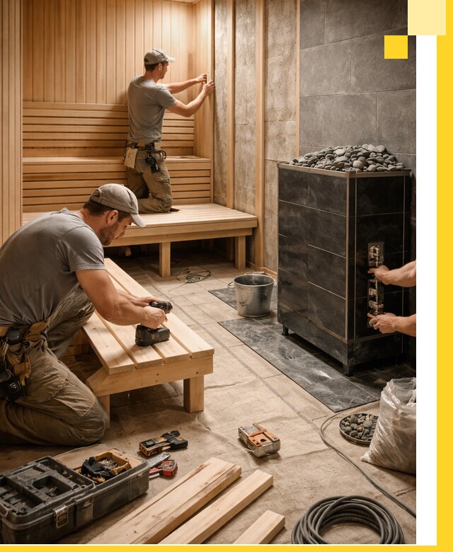 Дизайн и строительство интерьерных саун под ключ в Славгороде