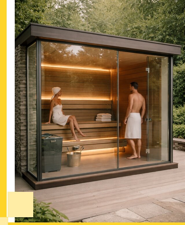Сауна стеклянная и двери для сауны в Славгороде от 260025 р. | ЭриданСлд