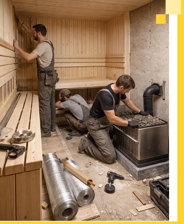 Индивидуальные сауны на заказ в Славгороде под ключ, проект и монтаж