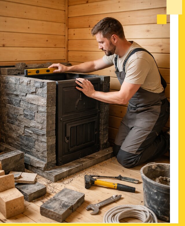 Производство и установка печей для саун под ключ в Славгороде