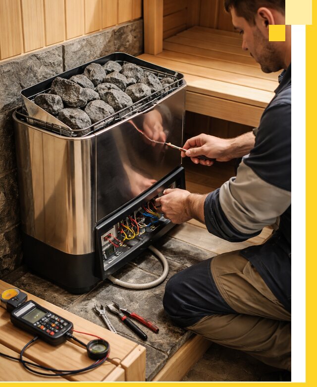 Продажа и установка электрокаменок для саун в Славгороде