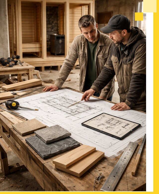 Проекты бань под ключ и планы строительства в Славгороде