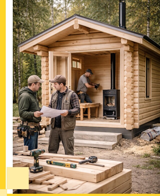 Монтаж бань под ключ в Славгороде — от 208020 р. | ЭриданСлд