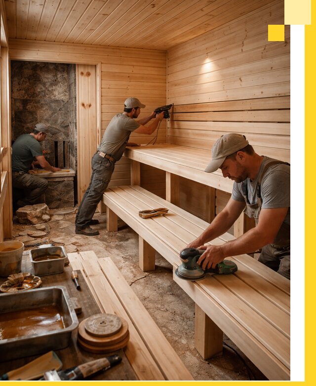 Профессиональная отделка бань в Славгороде под ключ, с гарантией