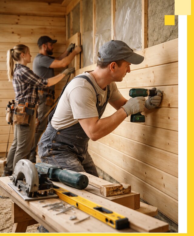 Обшивка бань под ключ в Славгороде: отделка стен и потолков