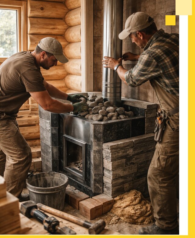 Строительство и отделка русских бань под ключ в Славгороде