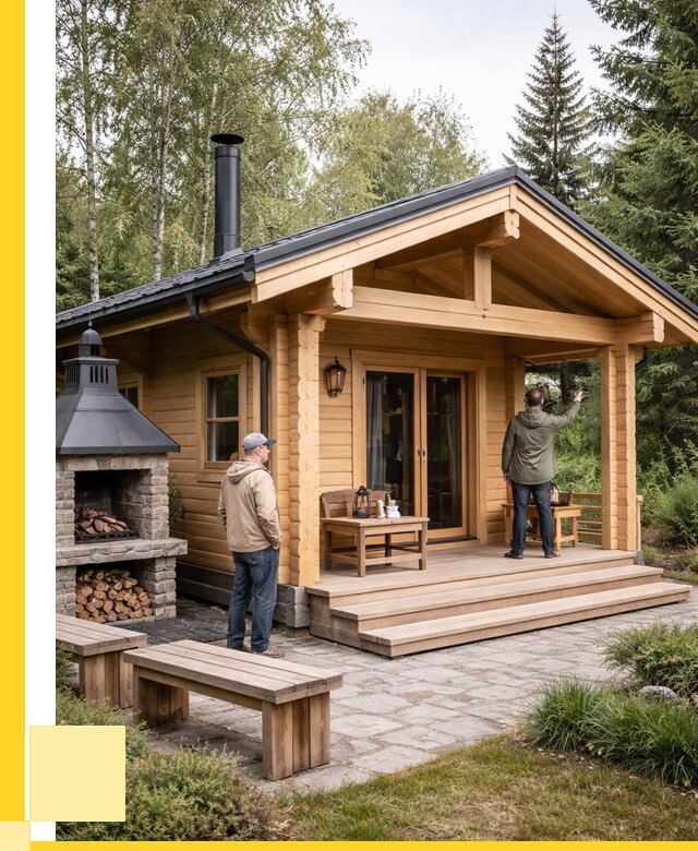 Деревянные бани под ключ в Славгороде от 468045 р. | ЭриданСлд