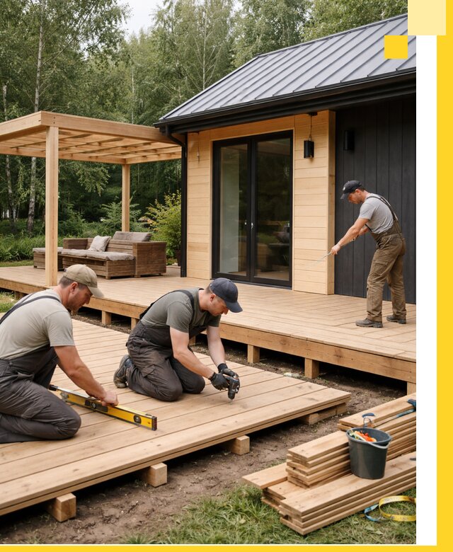 Строительство бань с террасой и бассейном под ключ в Славгороде