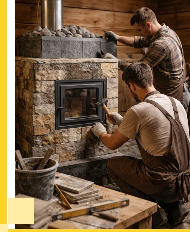 Облицовка банной печи в Славгороде от 15602 р. | ЭриданСлд