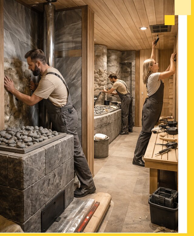 Строительство бань и SPA процедур в Славгороде под ключ и отделкой