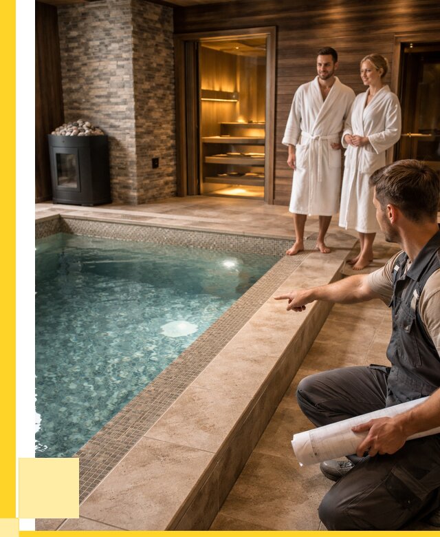 Проект бани с бассейном под ключ в Славгороде от 67607 р. | ЭриданСлд